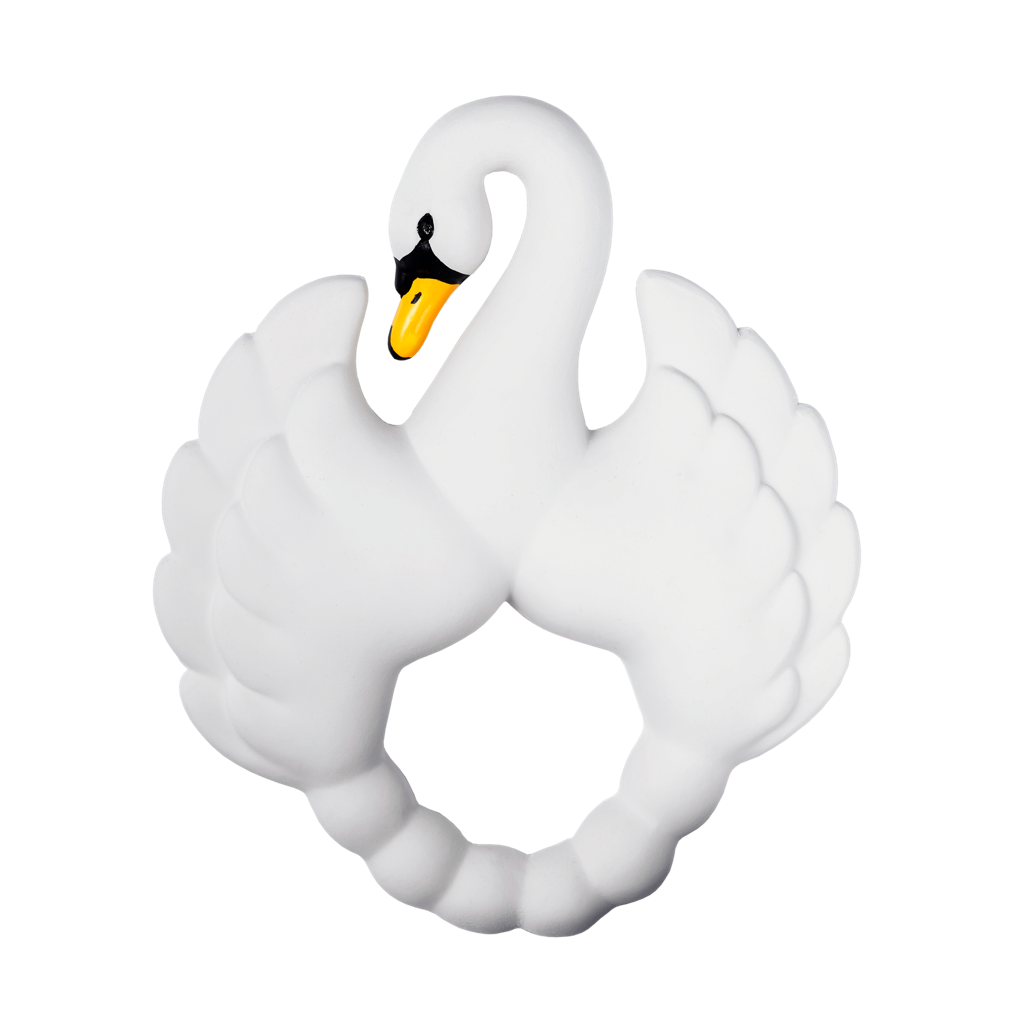 Natruba | Rubber Teether - Swan