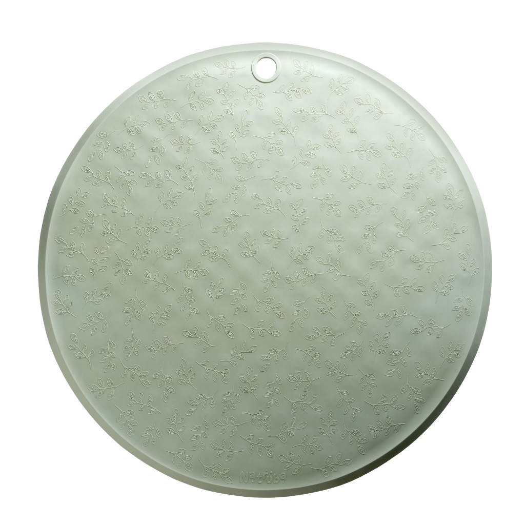 Natruba | Natural Rubber Bath Mat - Light Green