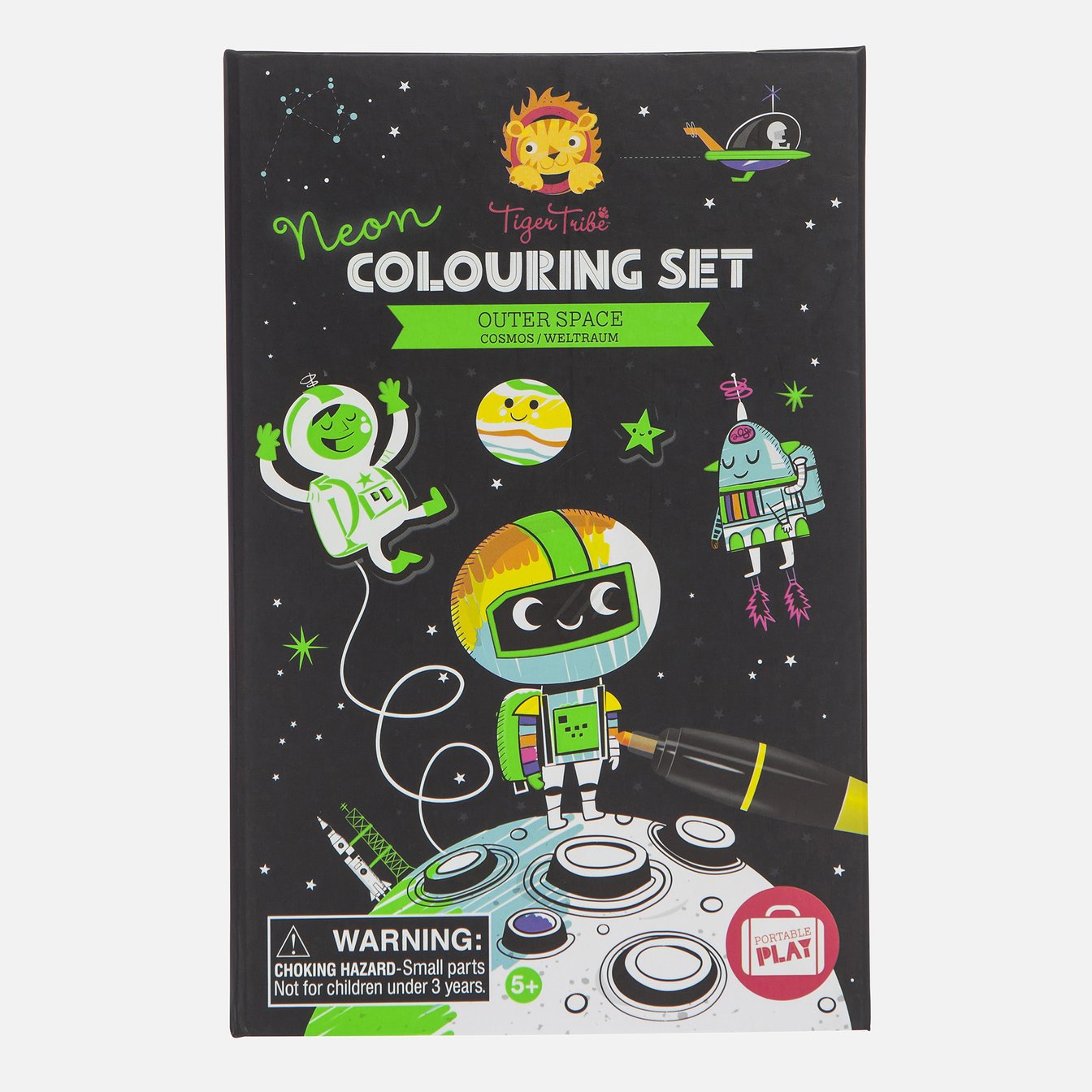 Tiger Tribe | Colouring Set - Neon Outer Space