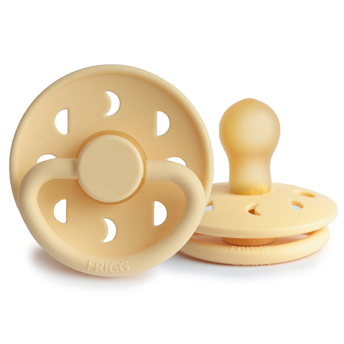 Frigg | Natural Rubber Dummie - Moon Size 2