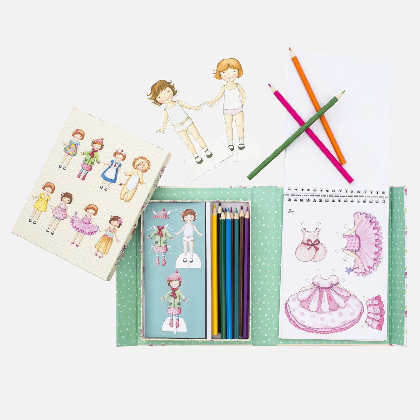 Tiger Tribe | Paper Dolls Kit - Vintage