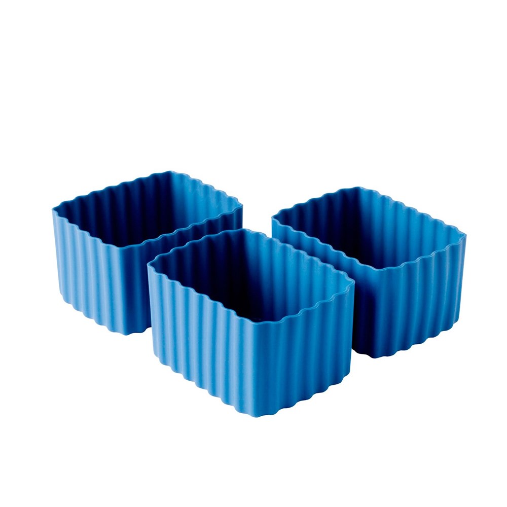 Little Lunch Box Co. | Rectangle Small Silicone Bento Cups - 3pk