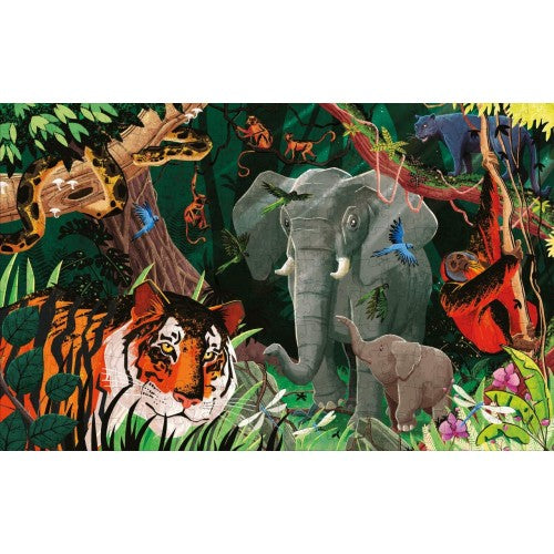 Sassi | The Jungle - 220pc Puzzle & Book