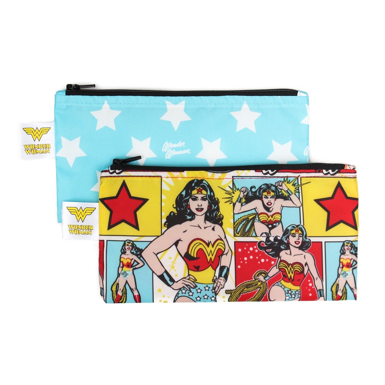 Bumkins | Small Snack Bag - Wonder Woman 2pk