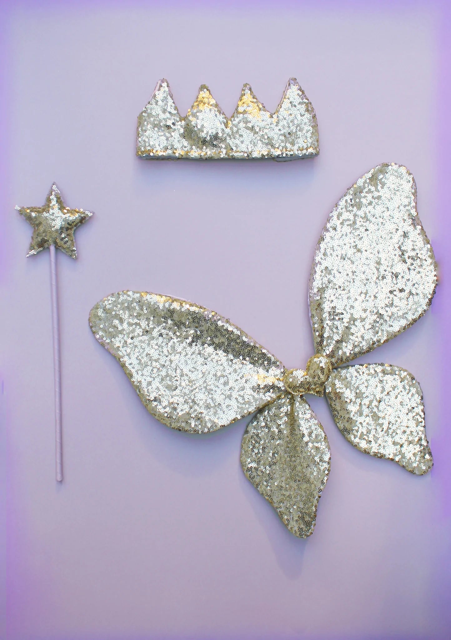 Mimi & Lula | Sparkle Sequin Wings - Gold