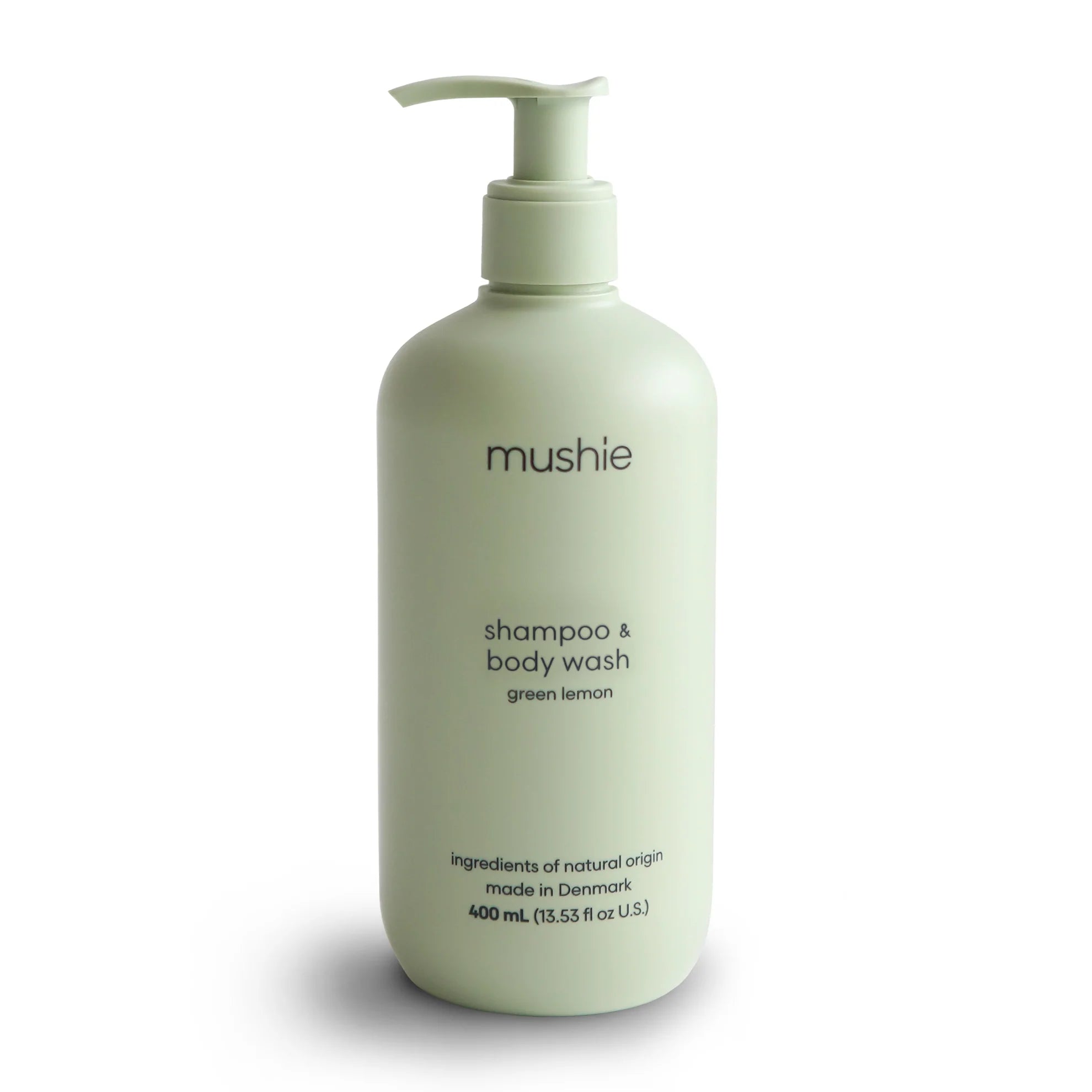 Mushie | Baby Shampoo & Body Wash - Green Lemon 400ml