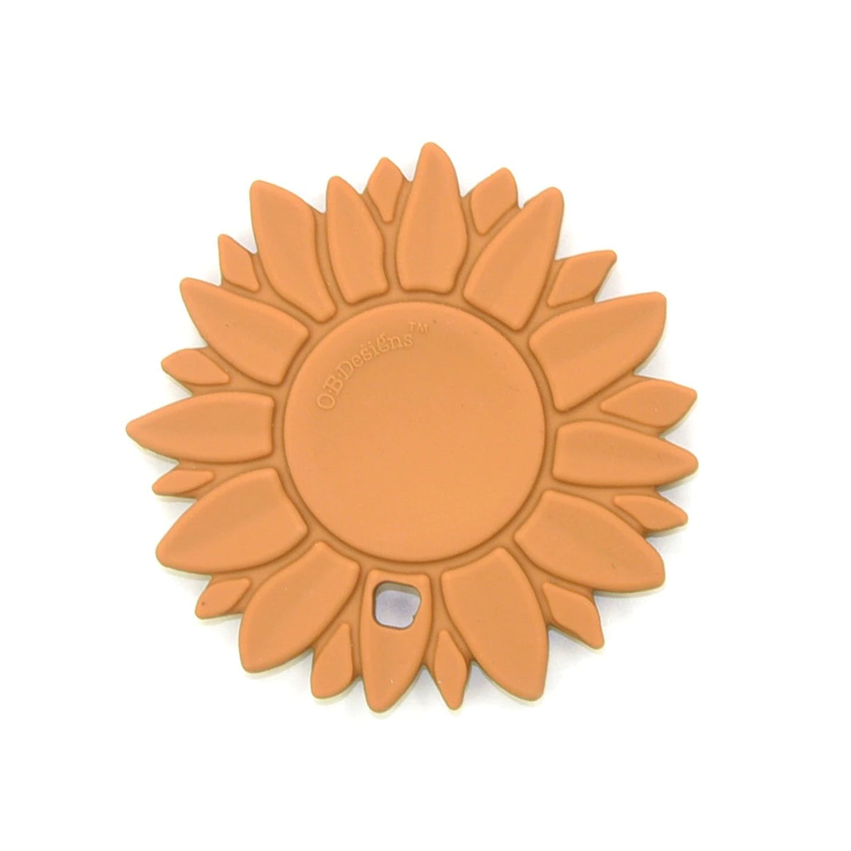 O.B Design | Silicone Teether - Ginger Sunflower