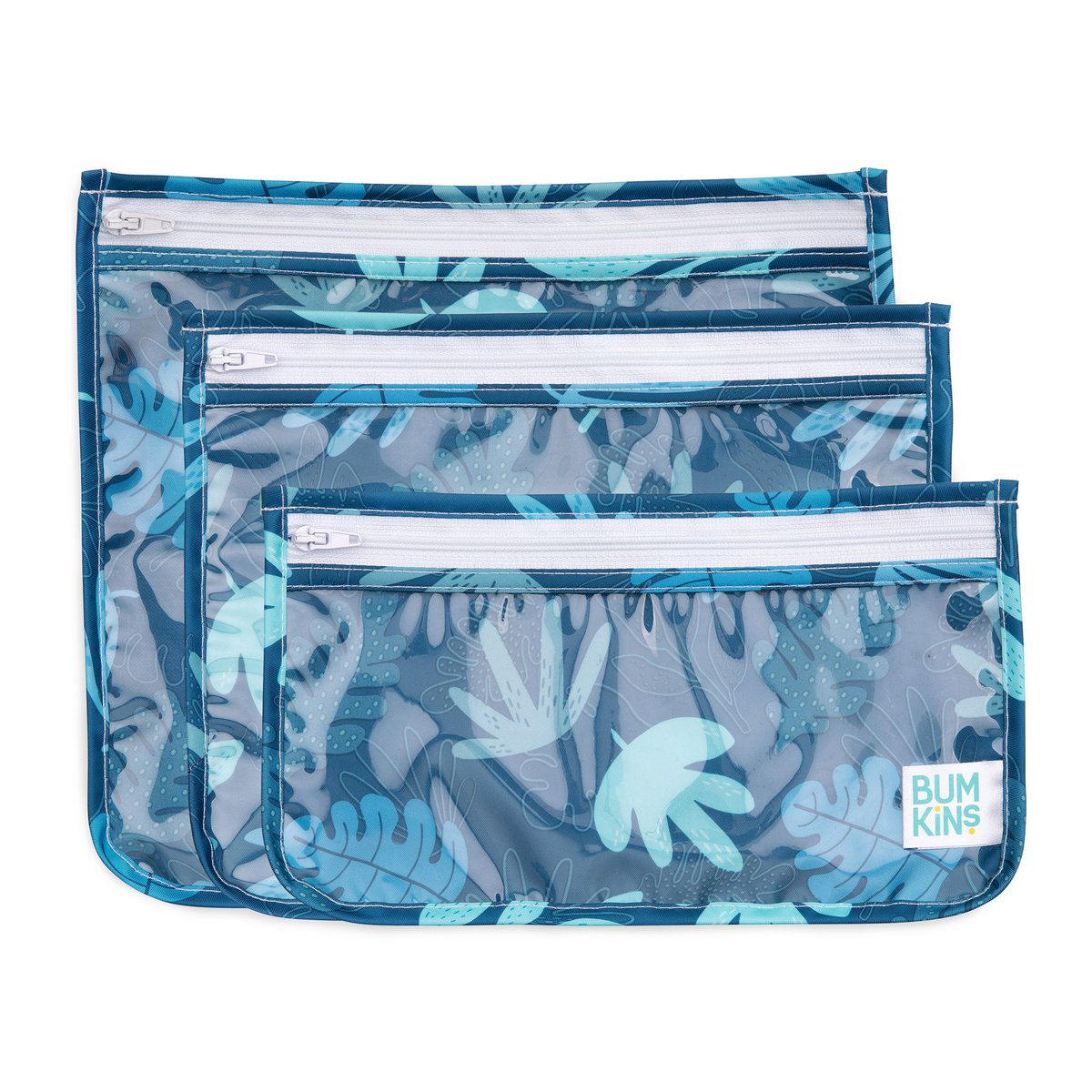 Bumkins | Travel Bag - Blue Tropic 3pk