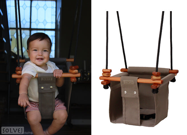 Solvej | Baby & Toddler Swing - Classic Taupe