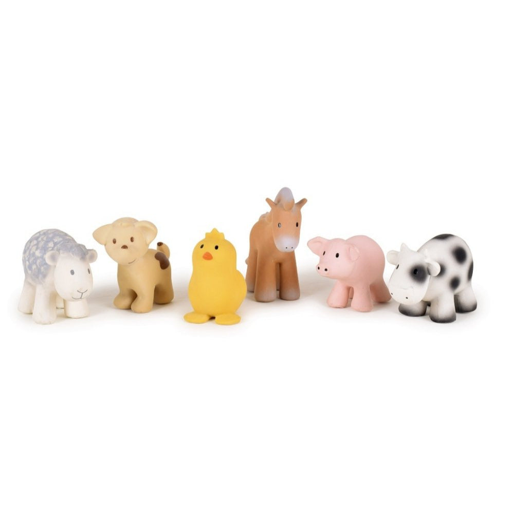 Tikiri | Rubber Bath Toy - Farm Animals