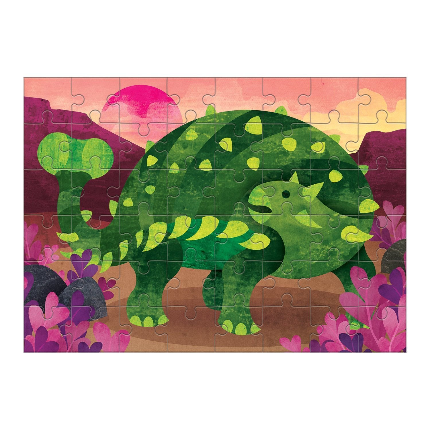 Mud Puppy | Mini Puzzle - Ankylosaurus 48pc