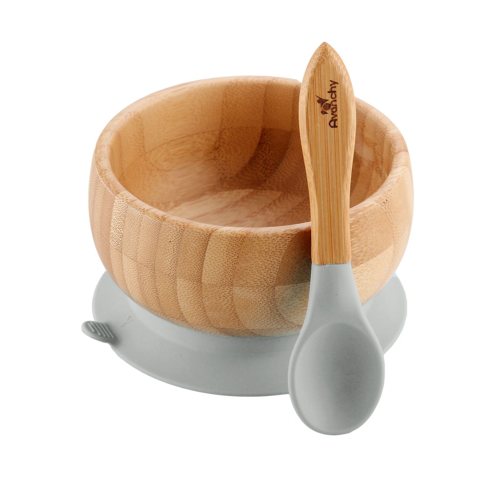 Avanchy | Bamboo Suction Bowl & Spoon