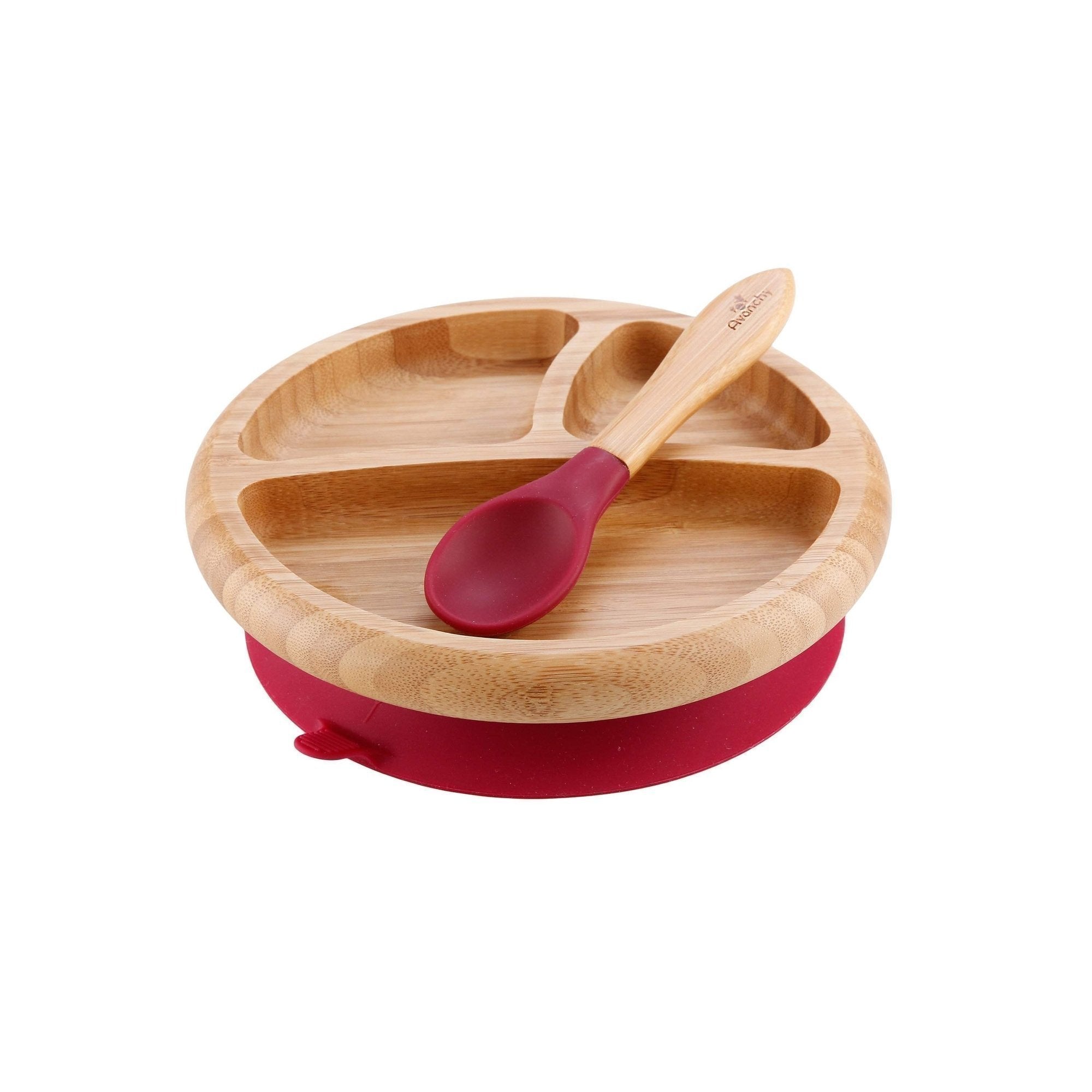 Avanchy | Bamboo Suction Divided Baby Plate