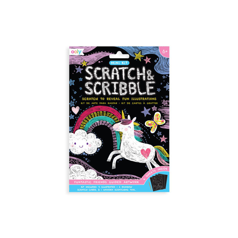Ooly | Mini Scratch & Scribble - Funtastic Friends
