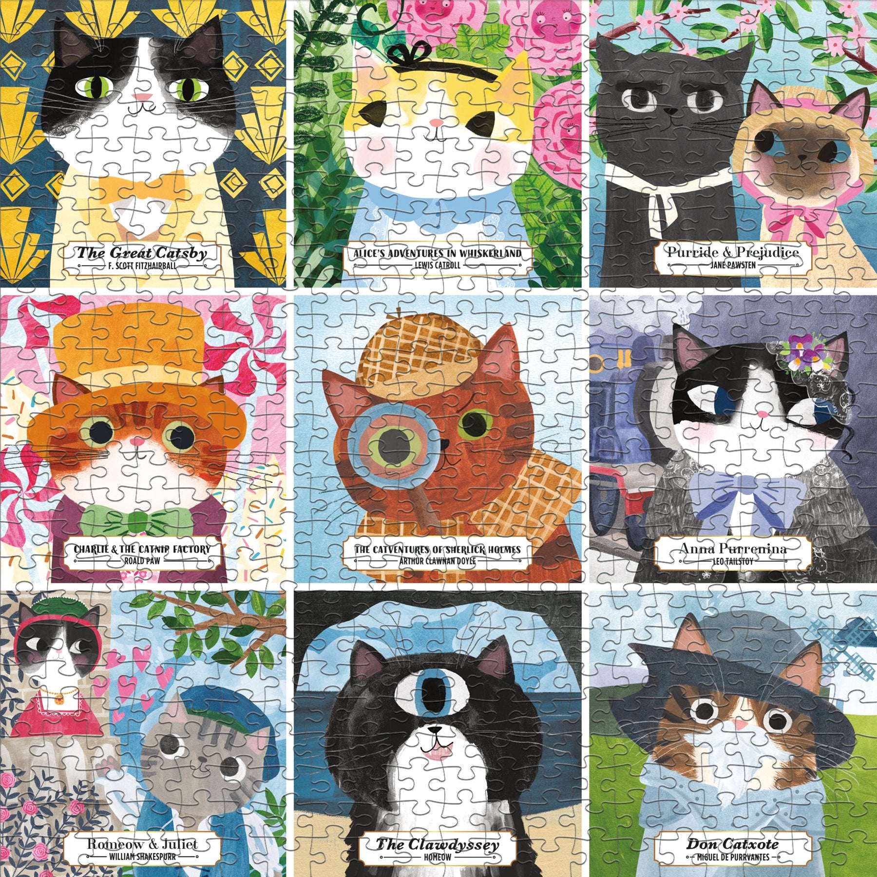 Mud Puppy | Bookish Cats  - 500pc Puzzle