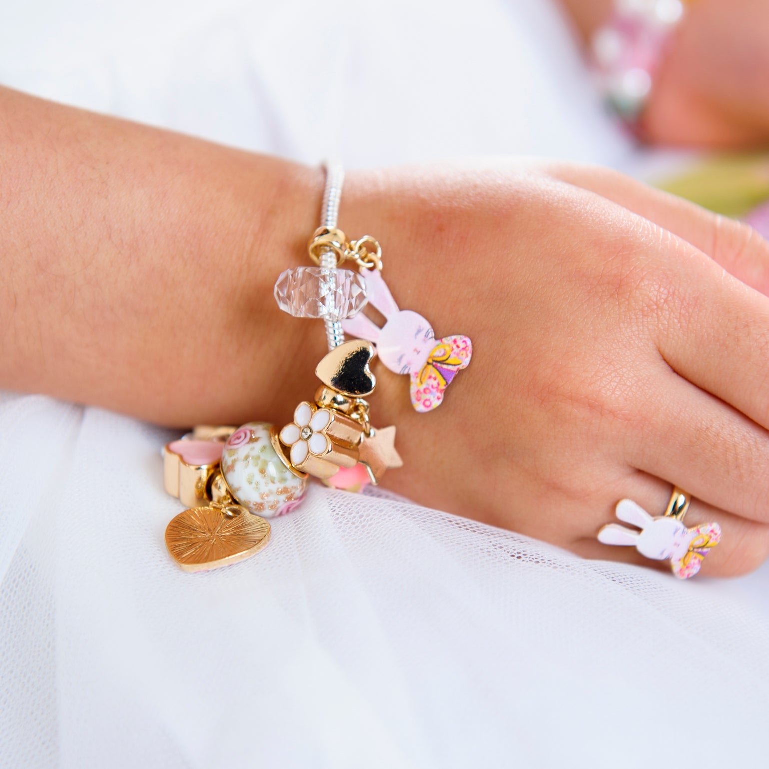 Lauren Hinkley | Petite Fleur BunBun Charm Bracelet