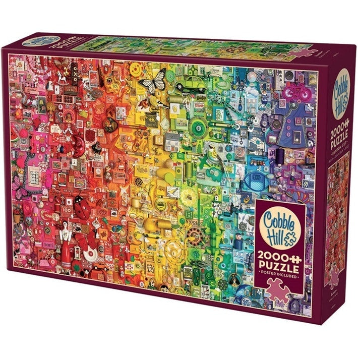 Cobble Hill | Rainbow Puzzle - 2000pc