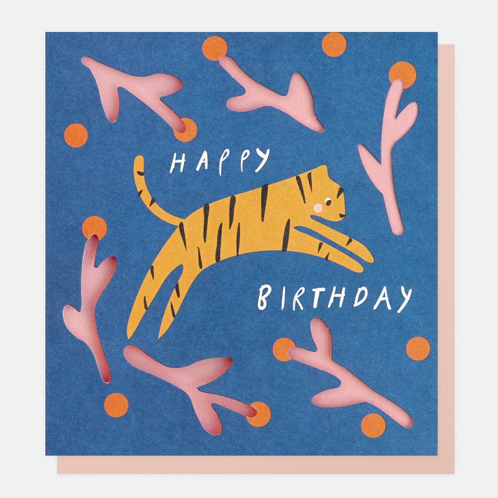 Birthday Card - Tiger