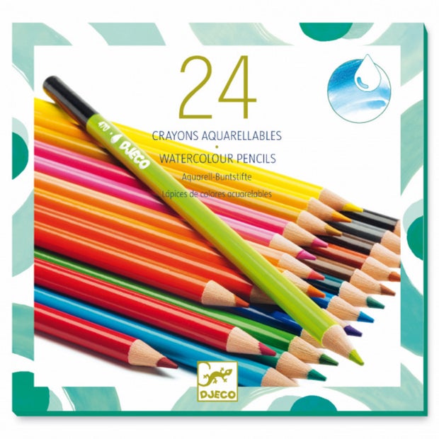 Djeco | Watercolour Pencils - 24pk