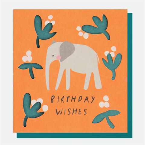 Birthday Card - Elephant