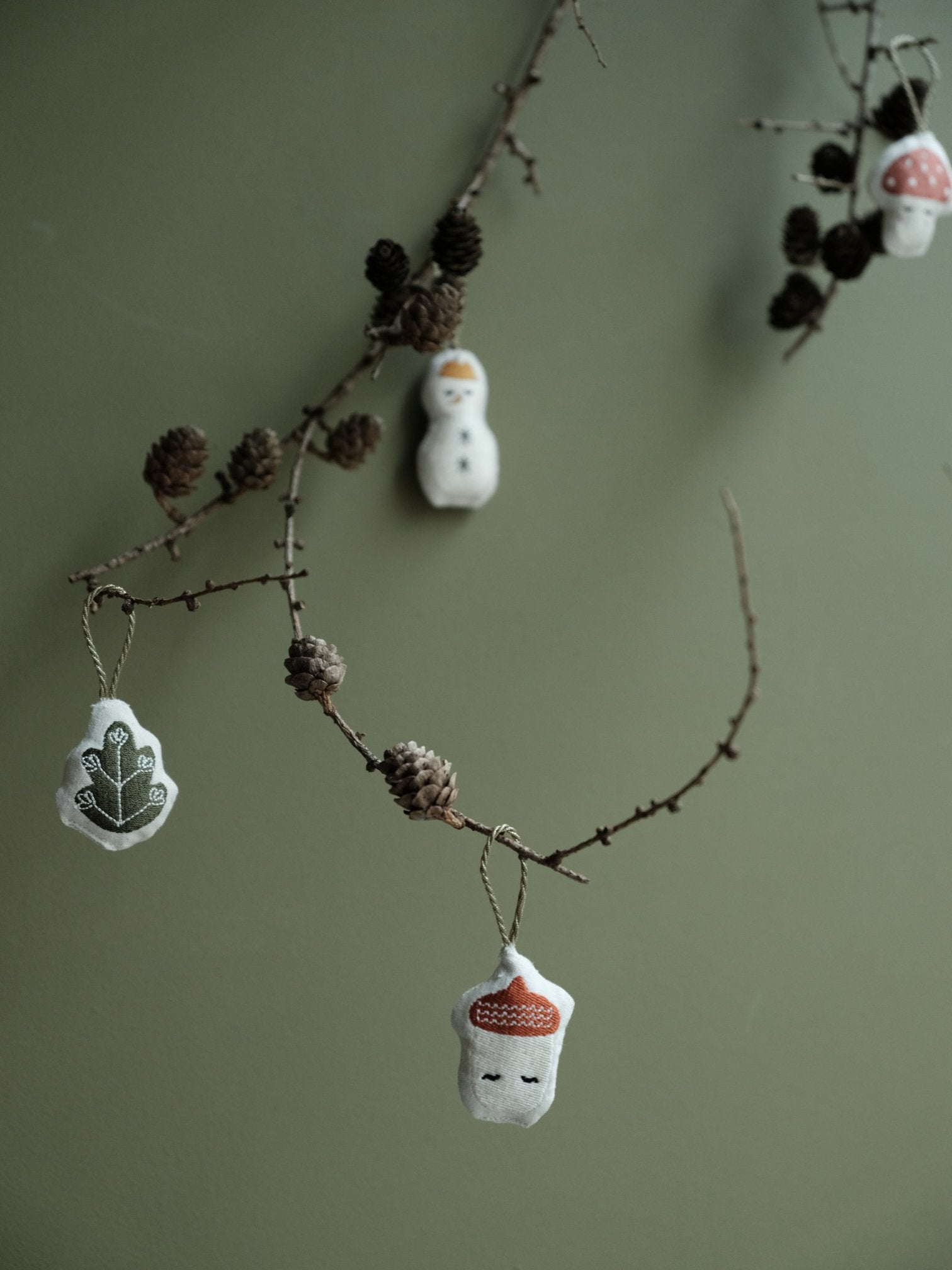 Fabelab | Hanging Ornaments - Forest 4pk