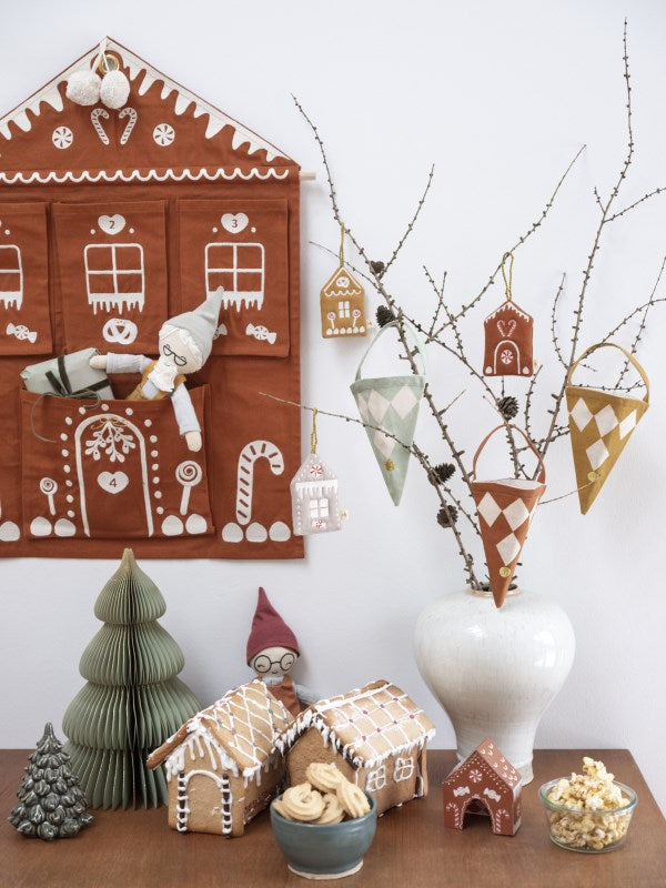 Fabelab | Wall Advent Calendar - Gingerbread House