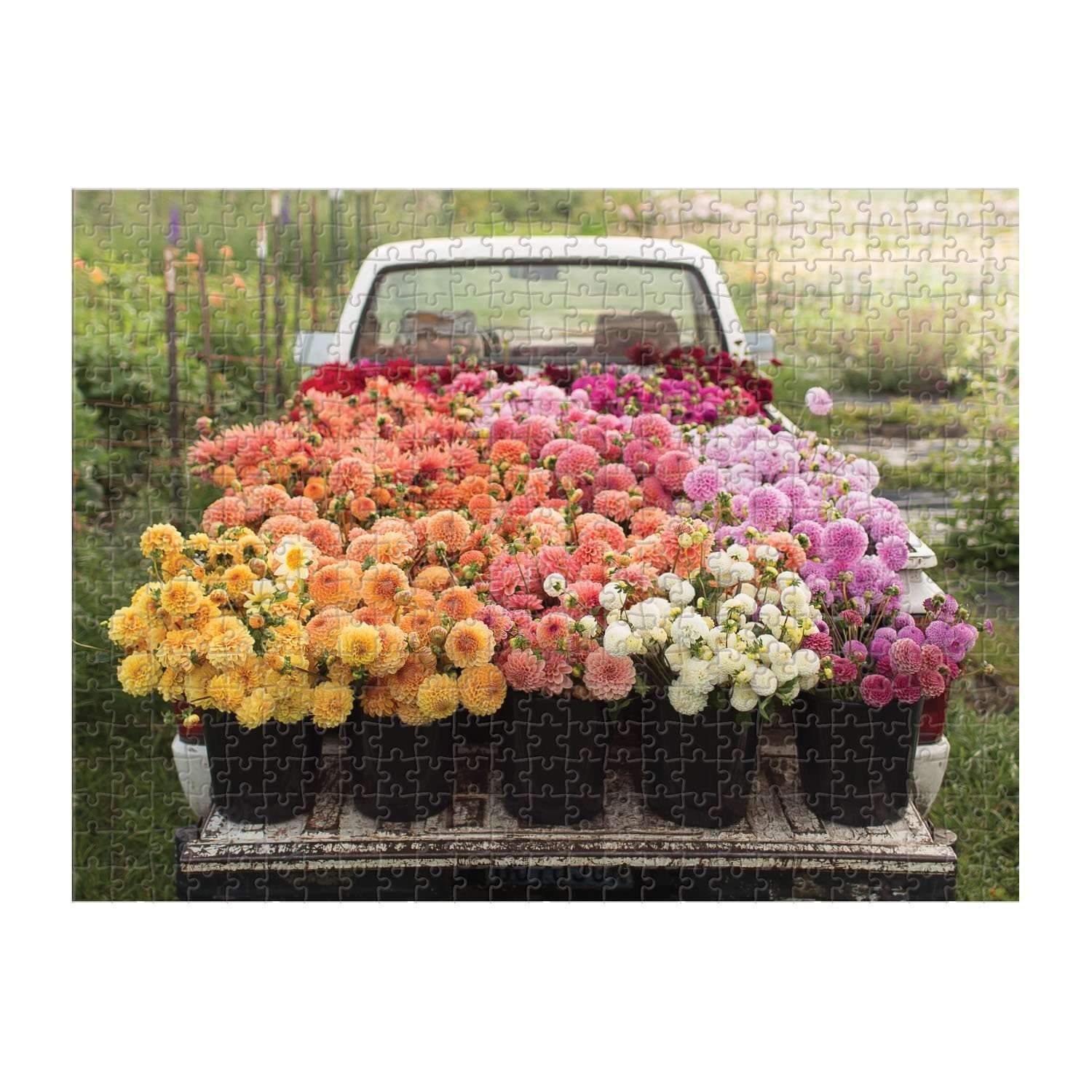 Galison | Double Sided 500pc Puzzle - Floret Farm's Cut Flower Garden