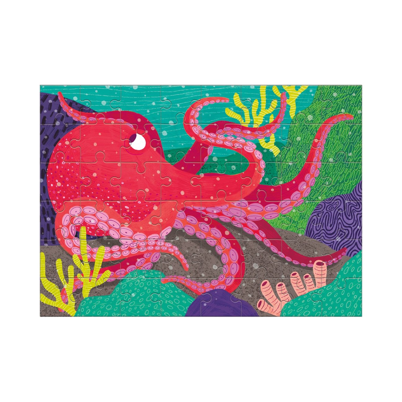 Mud Puppy | Mini Puzzle - Giant Pacific Octopus 48pc