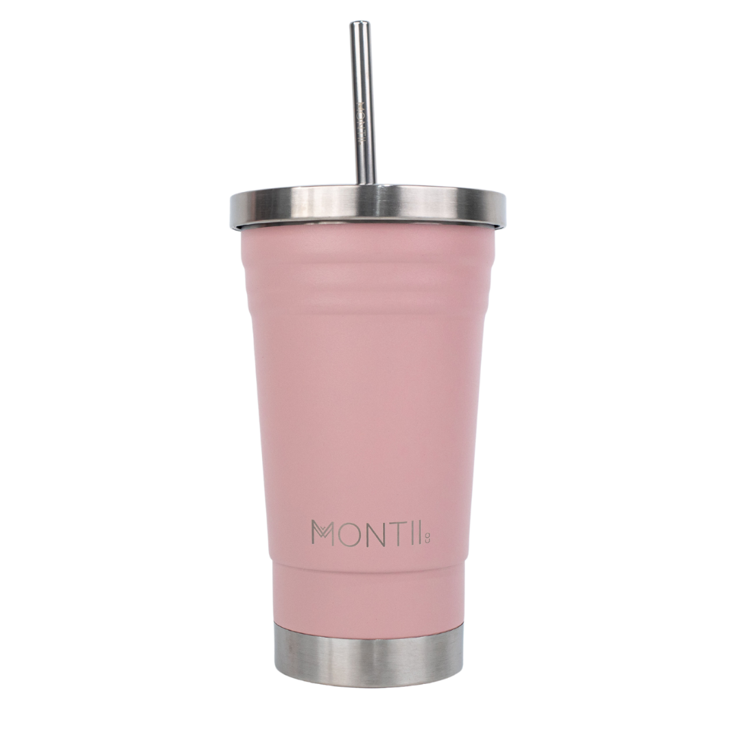 Stainless Steel Cups 400ml Kids & Toddler Smoothie Cups with