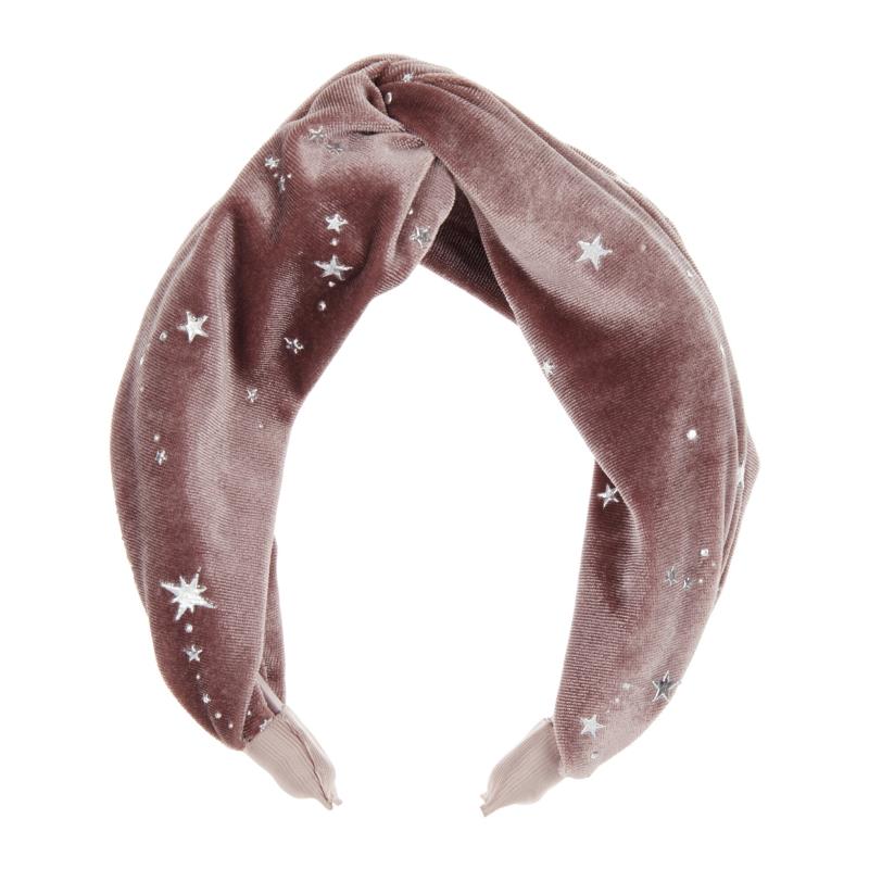 Mimi & Lula | Knotted Velvet Alice Band - Sugarplum Fairy
