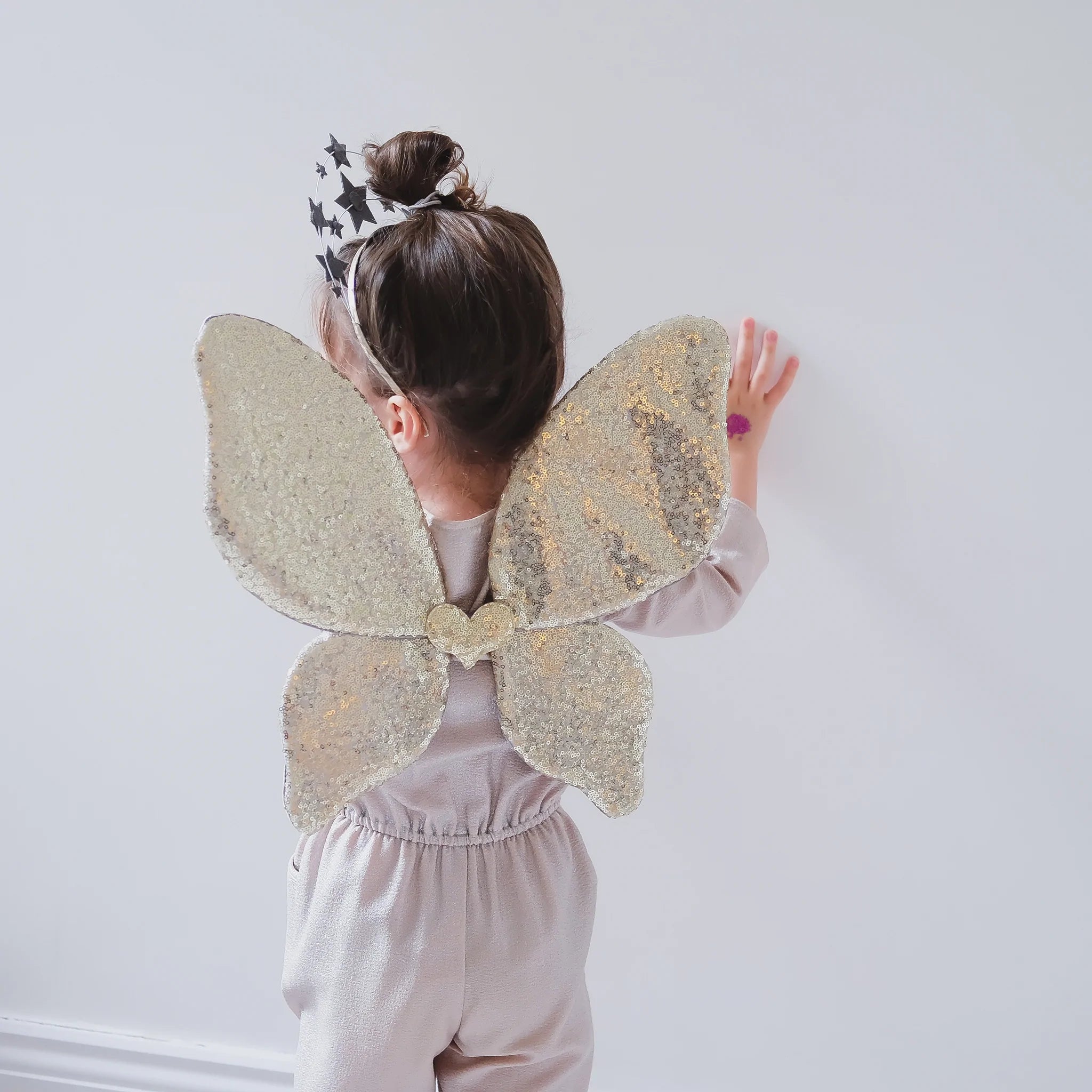 Mimi & Lula | Sparkle Sequin Wings - Gold