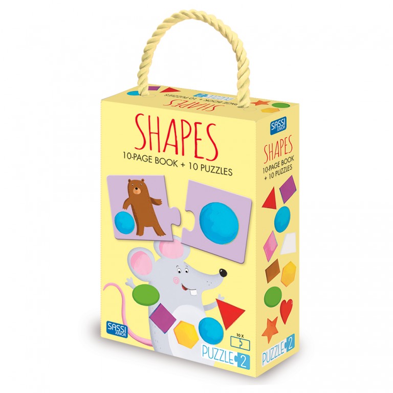 Sassi | Shapes Puzzle & Book
