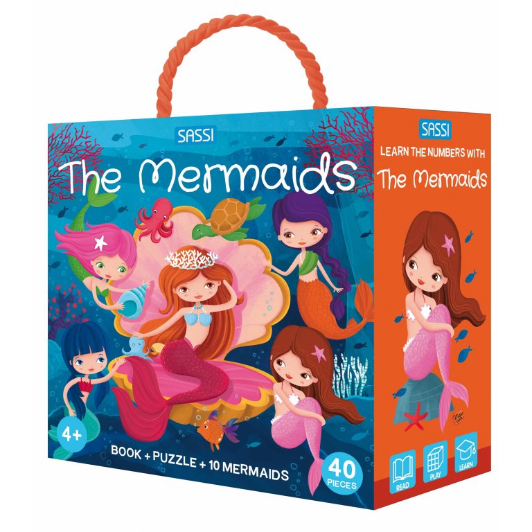 Sassi | 3D Puzzle and Book Set - The Mermaids