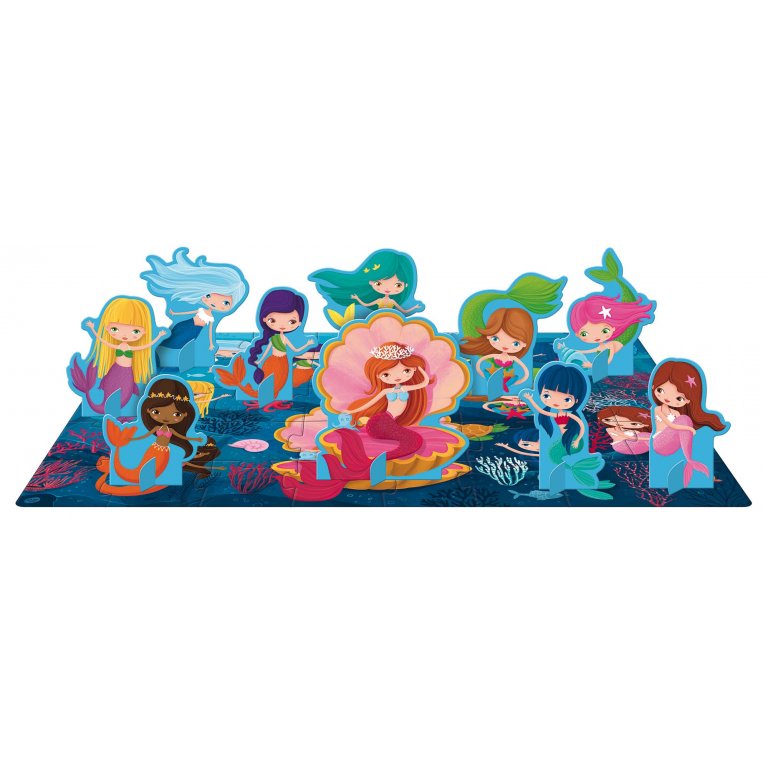 Sassi | 3D Puzzle and Book Set - The Mermaids