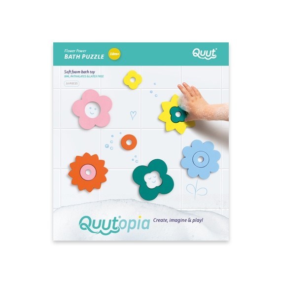 Quut | Flower Power - Bath Puzzle