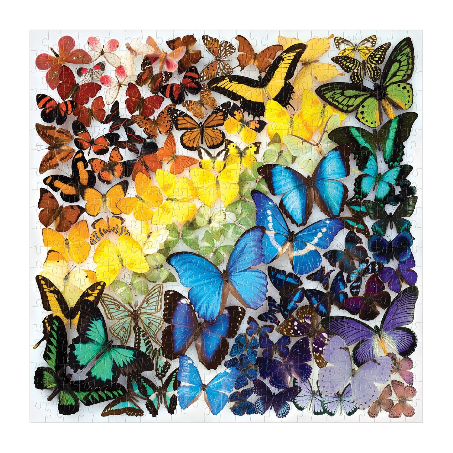 Galison | 500pc Puzzle - Rainbow Butterflies