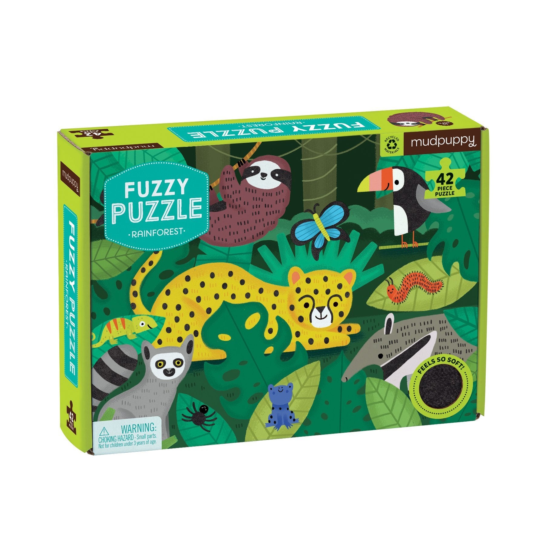 Mud Puppy | Rainforest - Fuzzy Puzzle