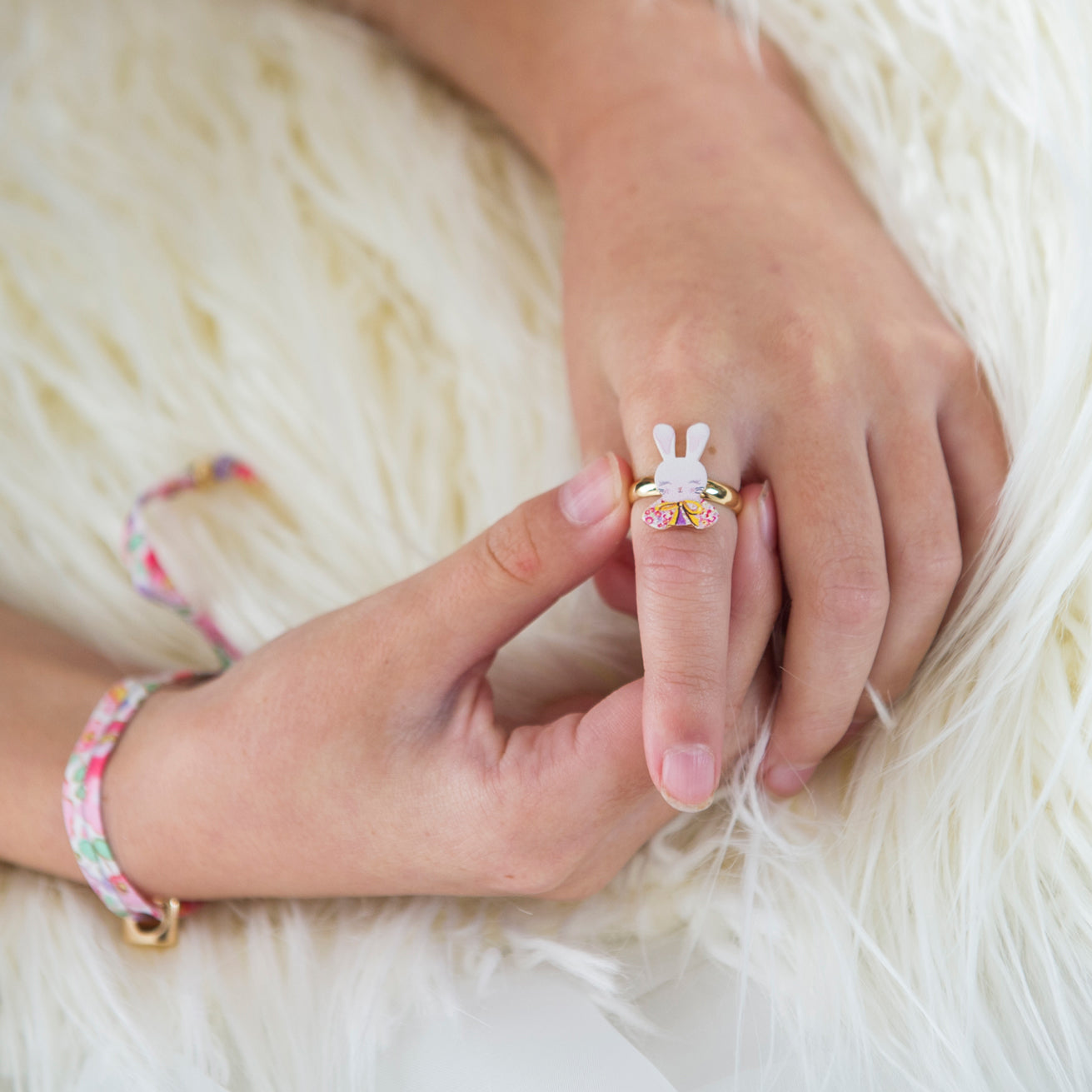 Lauren Hinkley | Petite Fleur Bun Bun Ring