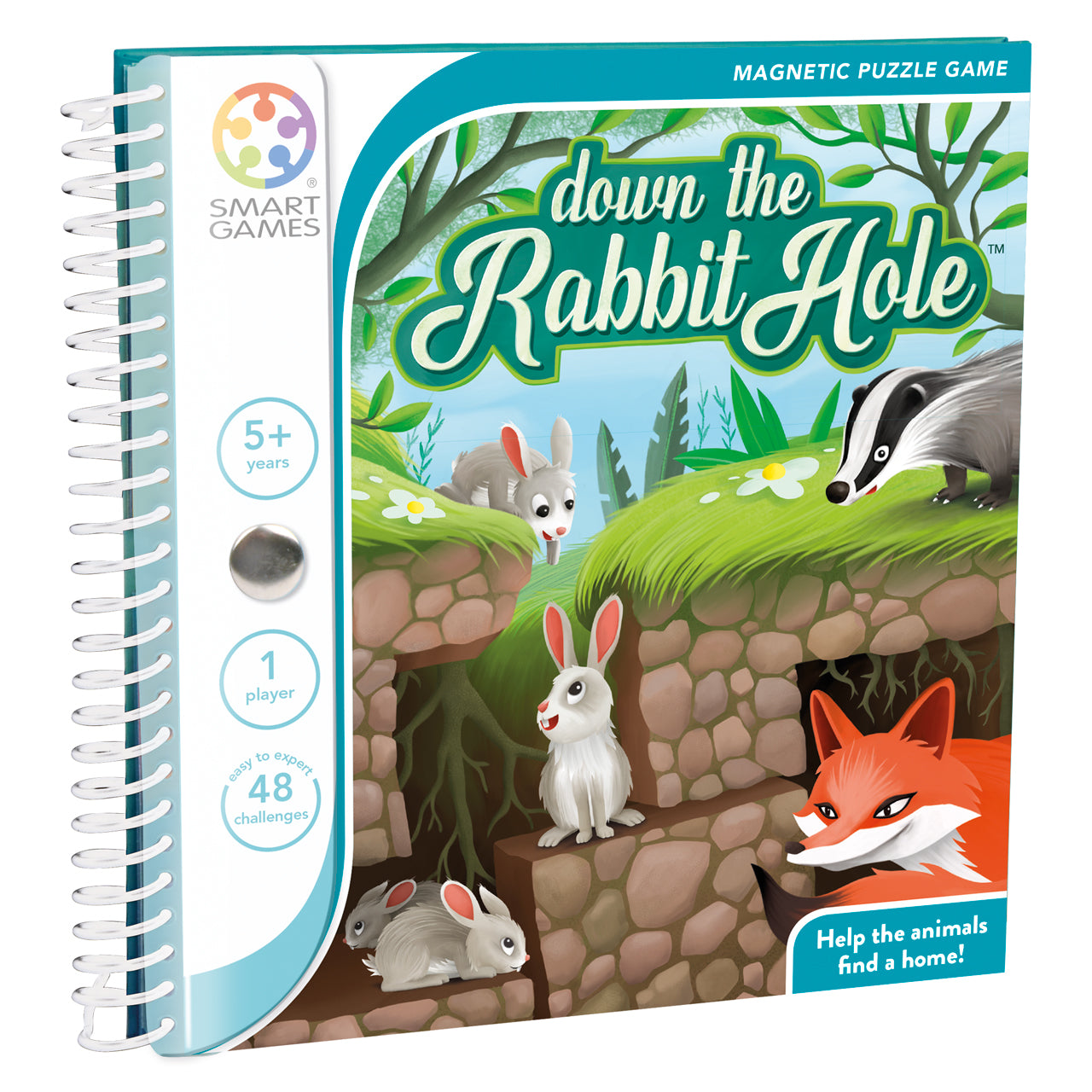 Smart Games | Magnetic Travel Game | Down the Rabbit Hole