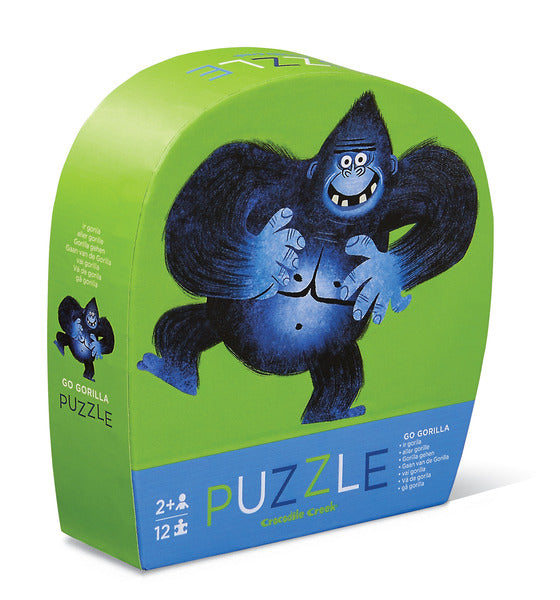 Crocodile Creek | Mini Shaped Puzzle 12pc - Go Gorilla