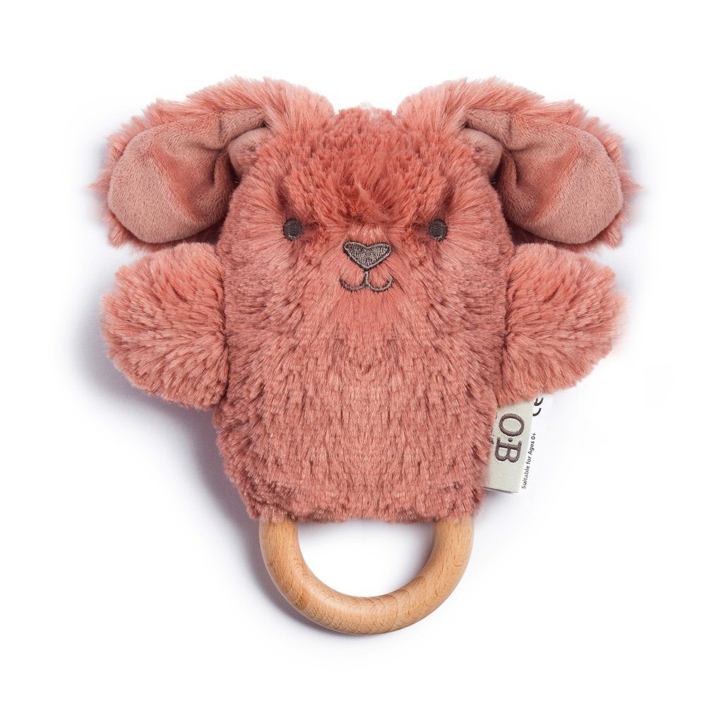 O.B Design | Rattle & Teething Ring - Bella Bunny