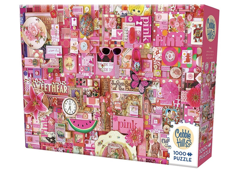 Cobble Hill | Rainbow Project Puzzle - Pink 1000pc