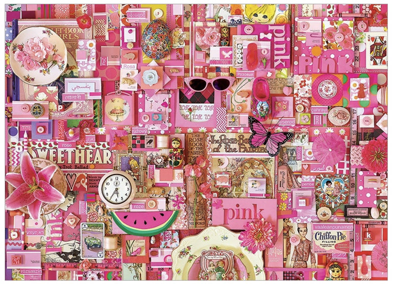 Cobble Hill | Rainbow Project Puzzle - Pink 1000pc