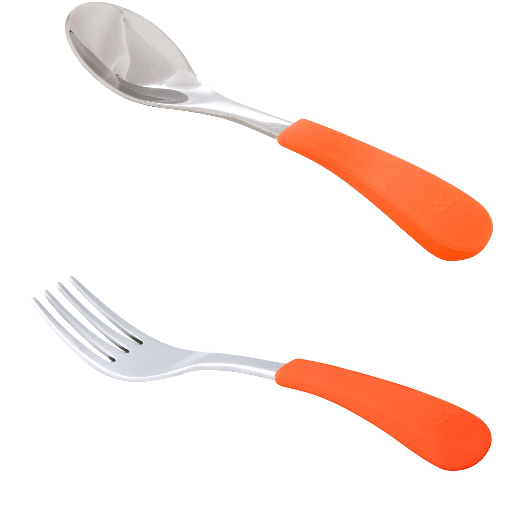 Avanchy | Stainless Steel Fork & Baby Spoon Set | 2 pack