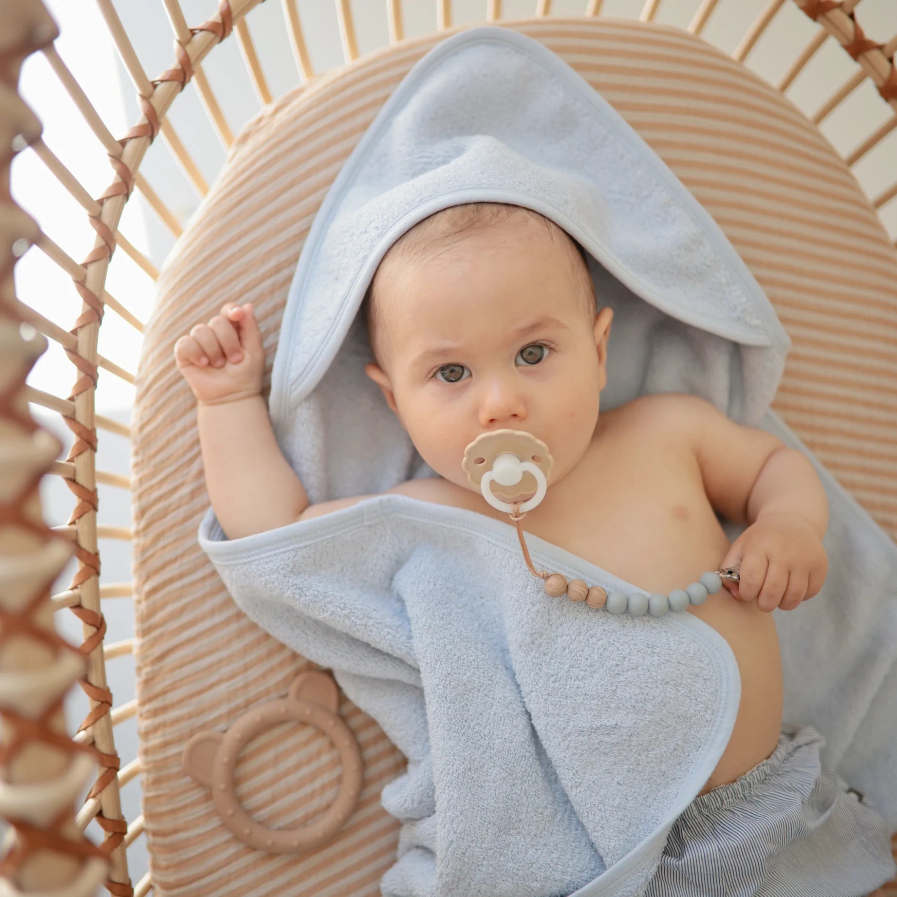 Mushie Mushie Organic Cotton Hooded Towel