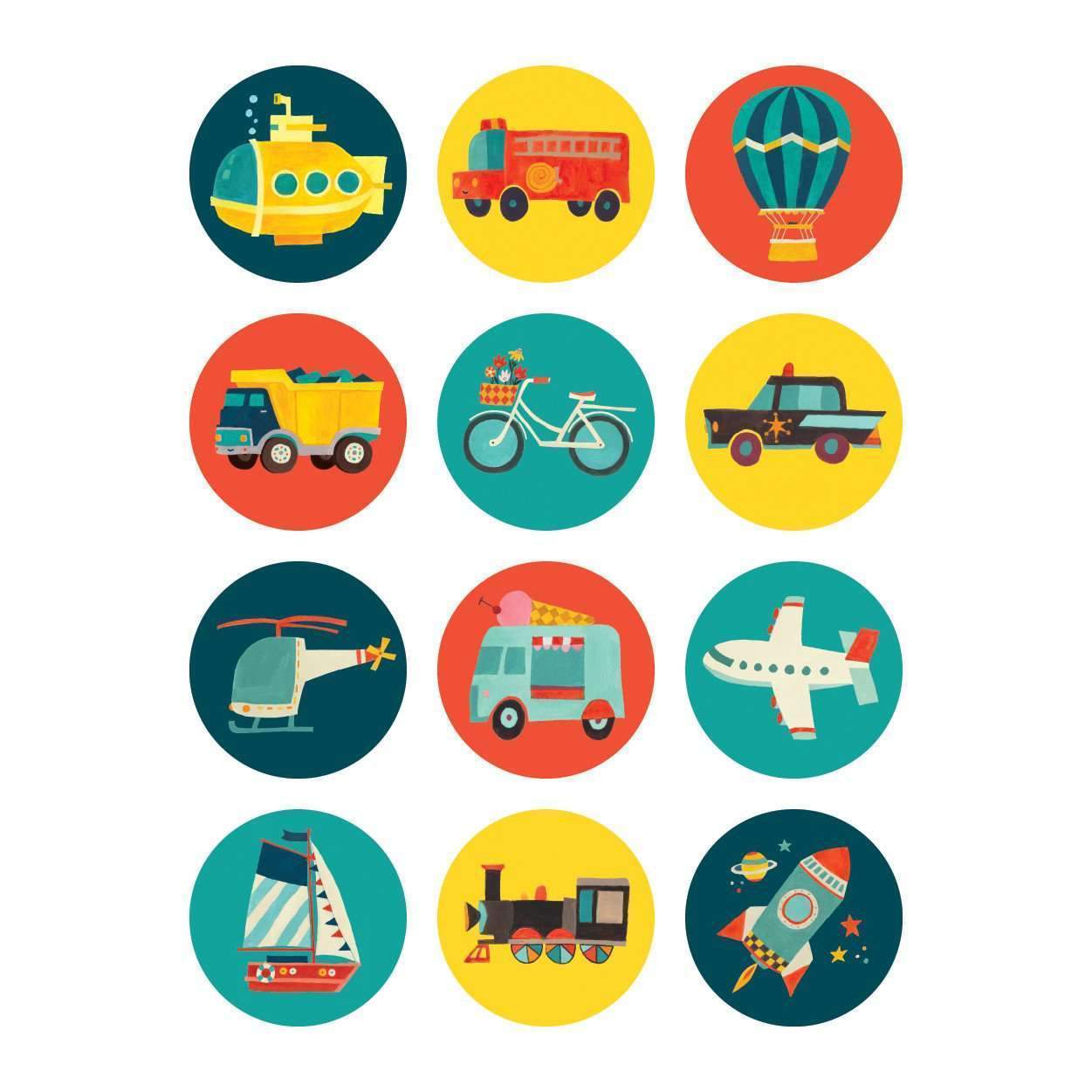 Mud Puppy | Mini Memory Match Game - Transportation