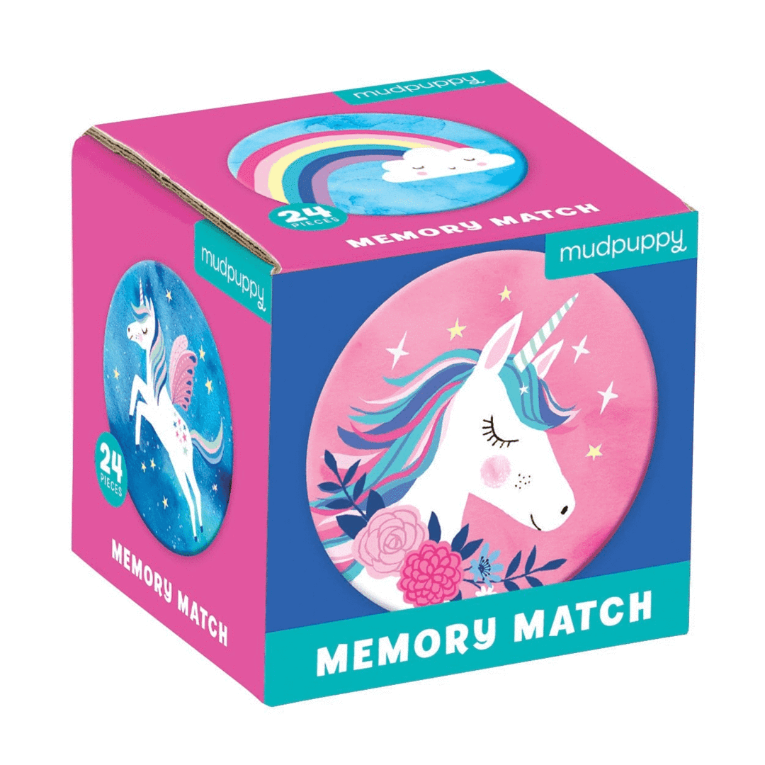 Mud Puppy | Mini Memory Match Game - Unicorn Magic