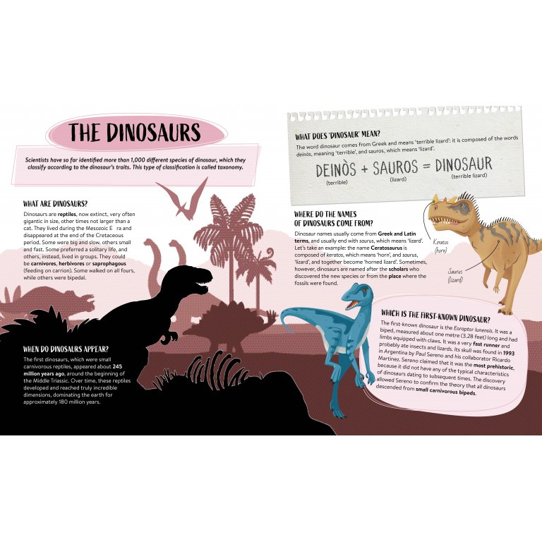 Sassi | What, How, Why - Dinosaurs - Book & Poster